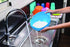 Mintra Home Rice Colander (Teal), Lightweight Strainer for Cleaning Rice, Beans, Fruit, and Vegetables