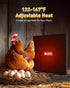 140 11.81''x15.74'' PETNF Chicken Coop Heater Watts Radiant Heat Chicken Heater Energy Efficient Design Safer Than