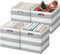 Posprica 3X Thicker Storage Bins, 13×13 Fabric Storage Boxes, Foldable Baskets for Nurseries, Offices, Home Décor