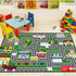 2'5''4' Car Rugs for Kids Toy Car Road Rug for Playroom, Car Traffic Road Play Mat Carpets for Kids Room Bedroom