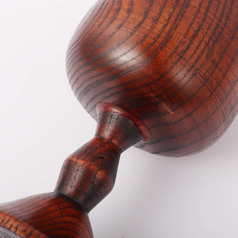 Hand-made Jujube Wooden Wine Goblet Water Cup, 7oz, 1pcs