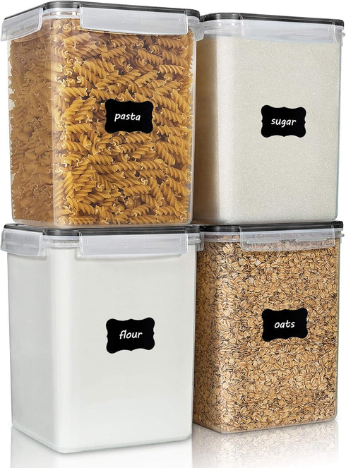 Vtopmart 4 PCS Large Food Storage Containers 5.2L / 175oz, 4 Pieces