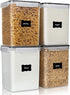 Vtopmart 4 PCS Large Food Storage Containers 5.2L / 175oz, 4 Pieces