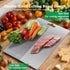 Kitchen,100% (12"L 9"W) Titanium Cutting Board for Pure Titanium Cutting Board Non-Toxic Hygiene Dishwasher-Safe Food