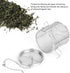 Seasoning Strainer, Stainless Steel Spice Filter with Chain Hook for Cooking, Mesh Design Tea Ball Strainer (10 * 10cm)