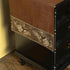 LAVSHOME Room(Brown,43.3" Lx15.7 Embroidered Nightstand Cover Cloth.Anti-Slip End Table Cover Cloth for Bedroom,Square