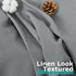 BGment Grey Linen Sheer Curtains, 54 Inch Length, 2 Panels, Grommet Light Filtering Casual Textured Privacy for Living