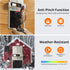 Anti-Pinch, 4 Automatic Chicken Coop Door Solar Powered with Timer, Light Sensor, Remote Control, Waterproof, Aluminum