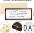 Rustic Hanging Wood Wall Sign, "I Still Remember the Days I Prayed for What I Have Now" Home Decor (White Background)