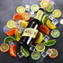 24 12 Set Cindeer Pcs Fake Lemon Slices Blocks and Pcs Fake Ice Cubes - Artificial Lemon Lime Slice and Acrylic Ice