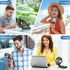 HandFan 5200mAh Portable Handheld Fan, USB Rechargeable, 180° Foldable Design for Travel and Outdoors