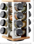 16 Countertop 5 Kamenstein Jar Warner Revolving Spice Rack Organizer with Lift & Pour Caps and Spices Included, FREE