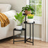 outdoor-3 9in Plant Stand indoor Tier black Tall Metal Flower Pot Holder Wide Potted Display Rack - Heavy Duty Corner