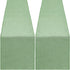 B-COOL Light Green Burlap Table Runner, 2 Packs Rustic Farmhouse Fabric 13x108inch for Party Decor