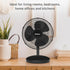 HOLMES 12" Table Fan, 75° Oscillation, 3 Speeds, 15° Adjustable Head Tilt, Ideal for Home, Bedroom or Office, Black by HOLMES