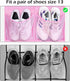 12 Closet KIMBORA Large Mesh Pockets Over the Door Shoe Organizer for Hanging Shoe Rack for Door Sneaker Hanger Boot