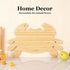 TJ POP Crab Shape Charcuterie Board, Small Cutting Board for Kitchen, Personalized Bamboo Cutting Board, 15.74" x 9.84"