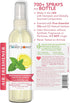 Peppermint & Lemon Air Freshener Spray, 4 Fl Oz, Pack of 2, Plant-Based Odor Eliminator, Cruelty-Free Room Spray