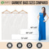 Party Bargains 60x24 Inch Clear Plastic Garment Bags, 50 Pack