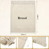Woanger Linen Bread Bags - Reusable Drawstring 12 x 15 Inch Unbleached Pouch for Bakery and Food Storage