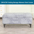 Bands,M,03 CRFATOP Printed Rectangle Ottoman Stool Cover Stretch Folding Storage Footstool Bench Slipcovers Upholstered