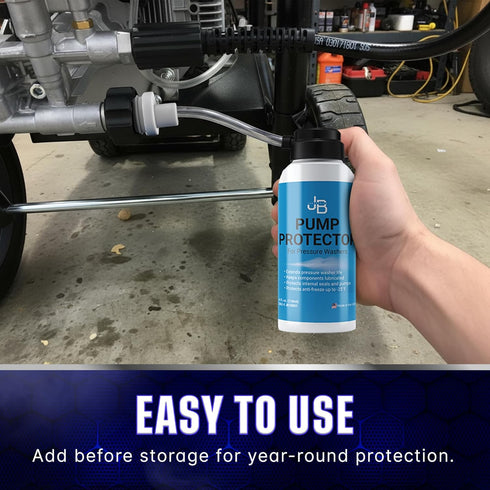 JB Industries 4 oz -25F, Pressure Washer Pump Saver Antifreeze & Lubricant, Prevents Freezing to Lubricates Pistons