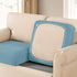 SUBRTEX Couch Slipcover RV Seater Slip Covers, Loveseat Stretch Durable Sofa Protector for Living Room, Small, Steel
