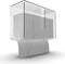 Cq acrylic Wall Mount Paper Towel Dispenser with Lid,Clear Folded Paper Towel