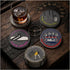 EPWQLC Car Guy Ceramic Coasters Set of 4 with Holder Absorbent Drink Coasters