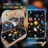 Decor,3'5' Space Rugs for Kids Bedroom,Outer Space Rug for Boys Room with Solar System,Planets Theme Area Carpet