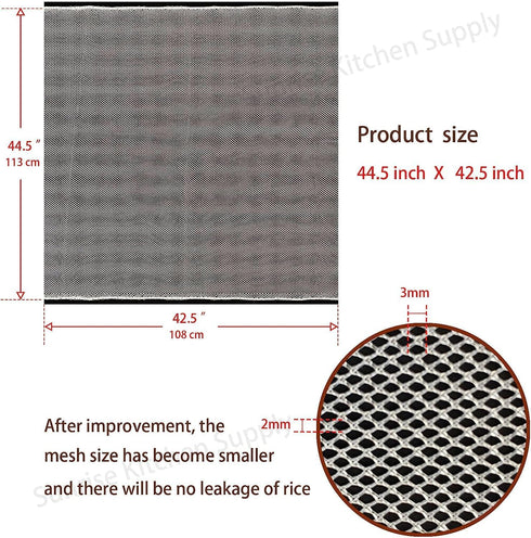 43" x 43" Sushi Rice Cooking Net/Rice Cooker Napkin, 2