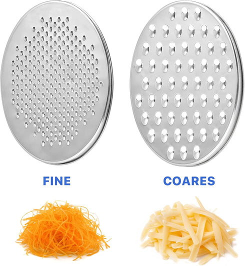 Cheese Grater with Food Storage Container & Lid, Perfect for Grating Hard Parmesan, Ginger, Vegetables (Blue)