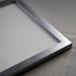 8x8 Silver Pewter Wood Picture Frame, Square Frame with UV Acrylic, Foam Board Backing & Hanging Hardware