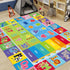 3' X5' Kids Rug for Playroom, ABC Educational Play Mat, Non-Slip Soft Rugs for Kids Room, Toddler Baby Nursery Floor