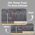 2 Packs 2x3 Ultra Soft Runner Rugs for Bedroom Hallways with Upgraded Non-Slip Rubber Backing & Thick Memory Sponge