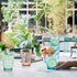 Bormioli Rocco Rock Bar 9.25 oz. Stackable Beverage Glasses, Set of 6, Mint Green