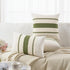 Fancy Homi Set 2 14x24 Inch of Boho Moss Green Long Lumbar Decorative Throw Pillow Cover for Couch Bed Sofa Chair