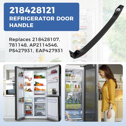 AMI PARTS 218428121 Door Handles for Refrigerator, Replace 5304486361, 5304504510, 242059506