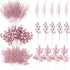 75 Pcs Christmas Glitter Branches 3 Styles Artificial Christmas Picks Berries Stems