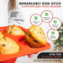 Regular Size 6 Cup Silicone Muffin Pans for Baking, Non-Stick Silicone Cupcake Pans, BPA-Free