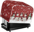 Snowman Toaster Cover, Bread Maker Kitchen Small Appliance Dust Covers for Christmas Decor, Universal Size