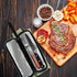 CM Reusable Portable Travel Tableware Carrying Bag, Storage Case for Cutlery, Flatware Organizers, Marble White