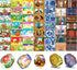 Set 49 of Easter Egg Wraps Heat Shrink Sleeves, Ukrainian Pysanka Pisanka Decorating Kit, Russian Orthodox Egg Covers