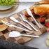 Berglander Cheese Knife Set of 5, Stainless Steel Cheese Cutter Slicer with Ergonomic Design