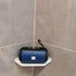 YUjieSTC 6 Inch White Floating Corner Shelf Wall Mounted, Triangle Decorative Shelf for Home, Bathroom, Phone & Small