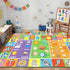 2.5 4 Kid Rug ABC Rugs for Playroom, Alphabet Rug for Bedroom Educational Learn Preschool Rugs Nursery Toddler Kids