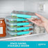 Sistema To Go Multi Split Meal & Food Container with Dividers & Clips, 820ml, BPA-Free, 1 Container, Color May Vary