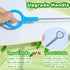 Heavy Duty Straw Cleaner Brush, 5 Size Straw Brush Cleaner with Big Circular Handle for Various Teapots & Kettles