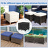 26W 26D 18H, SunPatio Outdoor Ottoman Cover, Waterproof Square Coffee Table Cover, Patio Furniture Side Table Cover