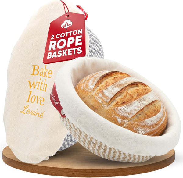 Levain Sourdough Bread Proofing Basket Set Banneton Bread Proofing Basket Oval &
